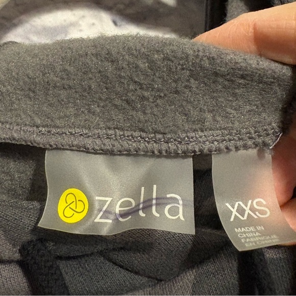 Zella Charcoal Camouflage Hoodie XXS - Picture 2 of 4